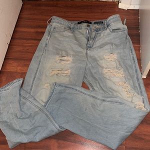 Ripped blue jeans from Hollister